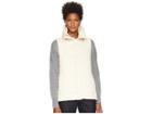 Eileen Fisher Chevron Recycled Nylon High Stand Collar Vest (icing) Women's Vest
