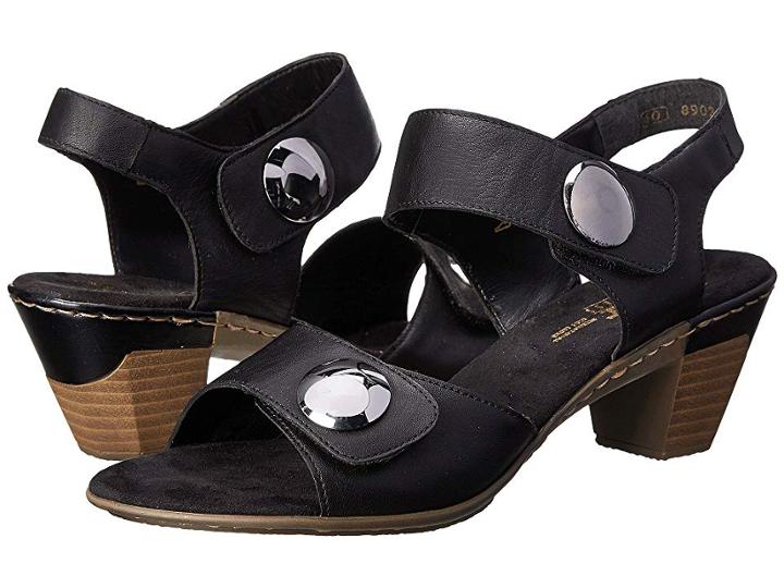 Rieker 67369 Aileen 69 (black) Women's Sandals