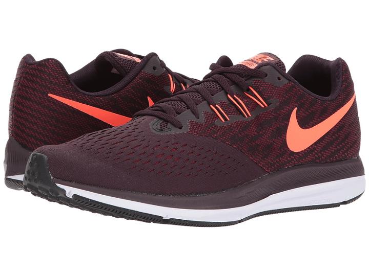 Nike Zoom Winflo 4 (port Wine/total Crimson/team Red/black) Men's Running Shoes