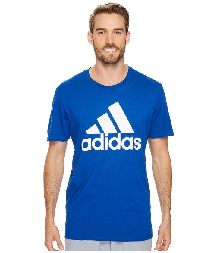 Adidas Badge Of Sport Classic Tee (collegiate Royal/white2) Men's T Shirt
