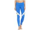 Reebok Work Out Ready Big Delta Tights (blue) Women's Casual Pants