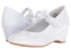 Rachel Kids Judith (little Kid/big Kid) (white Patent) Girl's Shoes