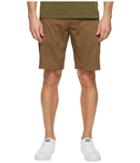 Brixton Carter Short (dark Khaki) Men's Shorts