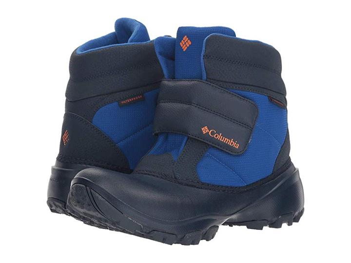 Columbia Kids Rope Towtm Krusher (toddler/little Kid/big Kid) (azul/heatwave) Boys Shoes