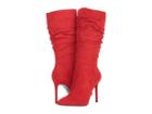 Jessica Simpson Lyndy 2 (red Muse Microsuede) Women's Dress Boots