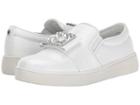 Michael Michael Kors Kids Ivy Cara (little Kid/big Kid) (white Saffiano) Girl's Shoes