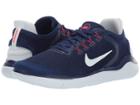 Nike Free Rn 2018 (blue Void/ghost Aqua/indigo Force) Women's Running Shoes