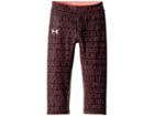 Under Armour Kids Ua Wordmark Reversible Capris (little Kids) (black) Girl's Capri