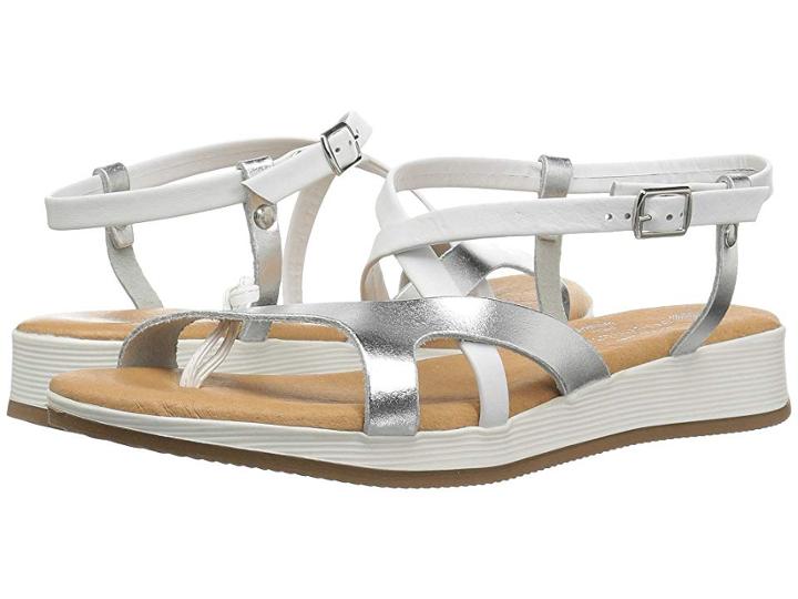 Eric Michael Sandra (white/silver) Women's Shoes