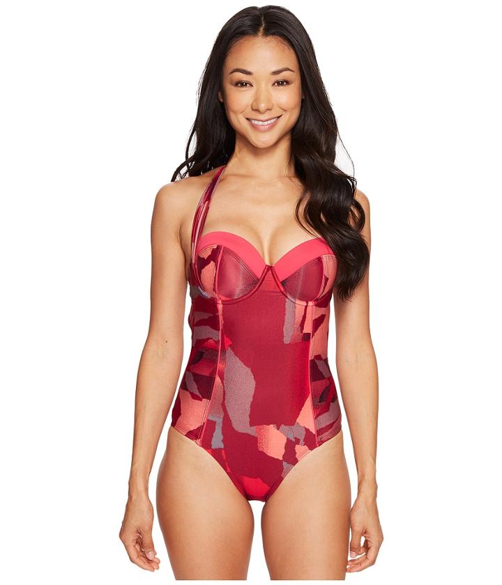 Lole Natadoline One-piece (tropical Rose Santa Fe) Women's Swimsuits One Piece