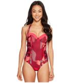 Lole Natadoline One-piece (tropical Rose Santa Fe) Women's Swimsuits One Piece