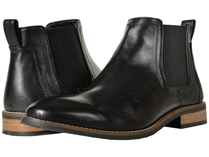 Nunn Bush Hartley Double Gore Boot (black) Men's Dress Pull-on Boots