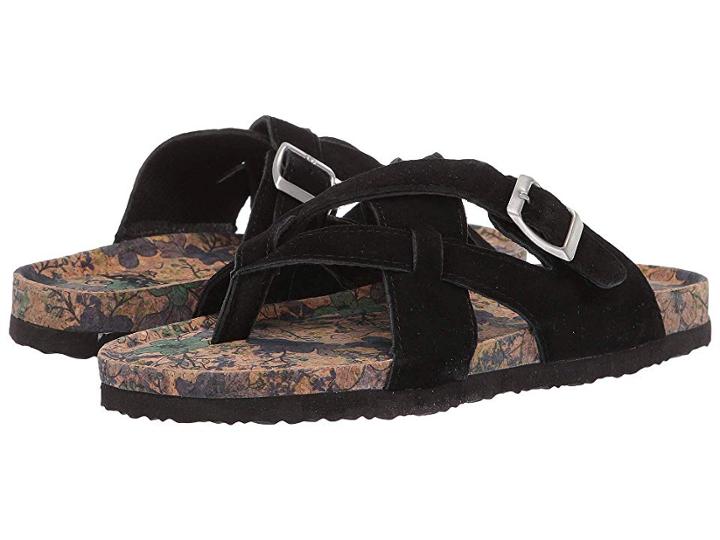 Muk Luks Kennedy (black) Women's Sandals