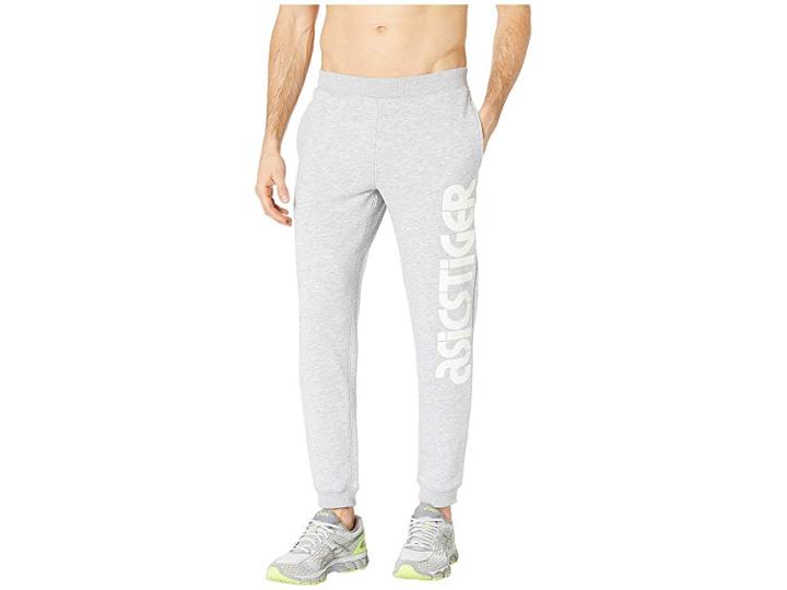 Asics Tiger Bl Sweatpants (grey Heather) Men's Casual Pants