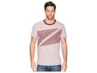 Perry Ellis Abstract Print T-shirt (rhododendron) Men's T Shirt
