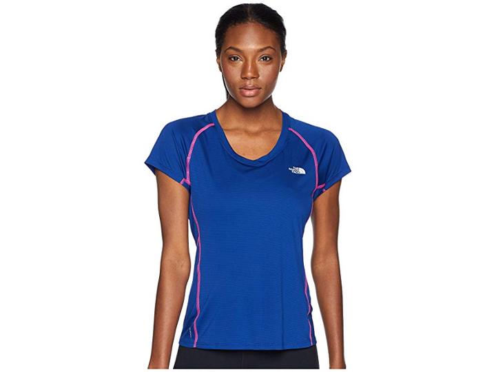 The North Face Ambition Short Sleeve Tee (sodalite Blue) Women's T Shirt