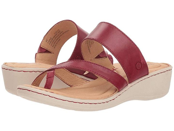 Born Siene (red Full Grain Leather) Women's  Shoes