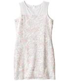 Us Angels Printed Lace Sleeveless Illusion Sheath Dress (big Kids) (multi) Girl's Dress