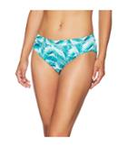 Tommy Bahama Active Among Frond High-waist Bottom (ming Jade) Women's Swimwear