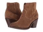 Frye Lillian Western Bootie (chestnut Soft Oiled Suede) Women's Boots