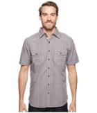 Ecoths Somersett Short Sleeve Shirt (griffin Grey) Men's Short Sleeve Button Up