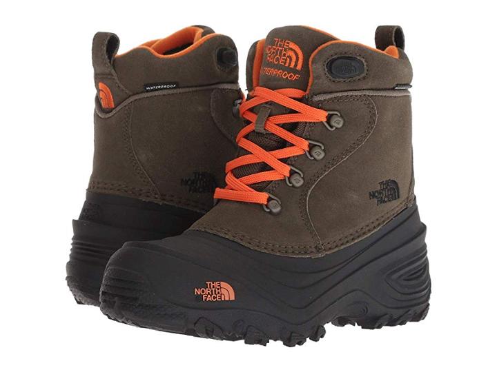 The North Face Kids Chilkat Lace Ii (toddler/little Kid/big Kid) (tarmac Green/scarlet Ibis) Boys Shoes