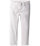7 For All Mankind Kids The Skinny Jeans In Clean White (little Kids) (clean White) Girl's Jeans