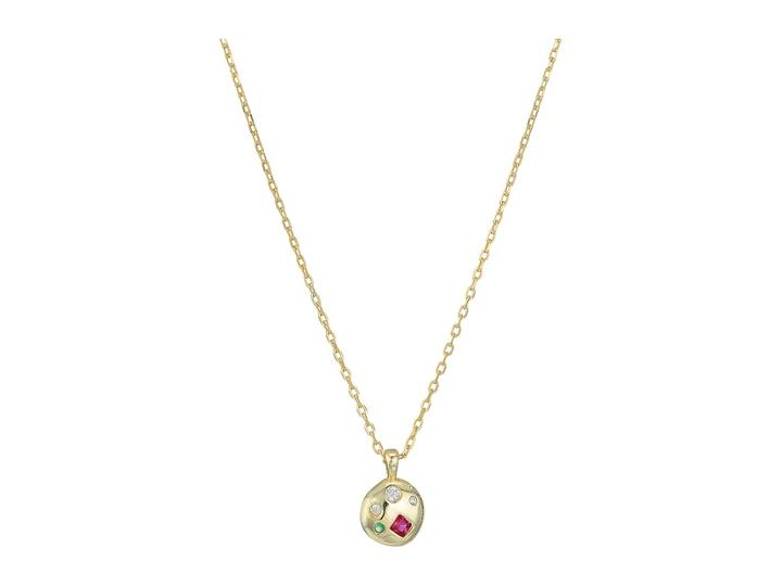 Shashi Zane Pendant Necklace (gold) Necklace