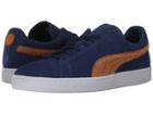 Puma Suede Classic Terry (blue Depths/inca Gold) Men's Shoes