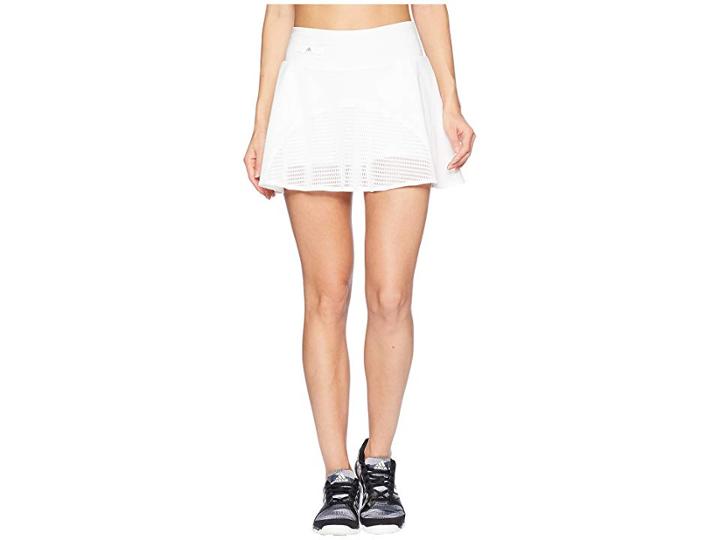 Adidas Stella Mccartney Q3 Skirt (white) Women's Skirt