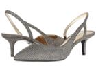 Michael Michael Kors Eliza Flex Kitten Pump (black/gold Glitter Chain Mesh) Women's 1-2 Inch Heel Shoes