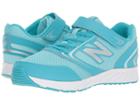 New Balance Kids Ka455v1y (little Kid/big Kid) (ozone Blue/metallic Silver) Girls Shoes