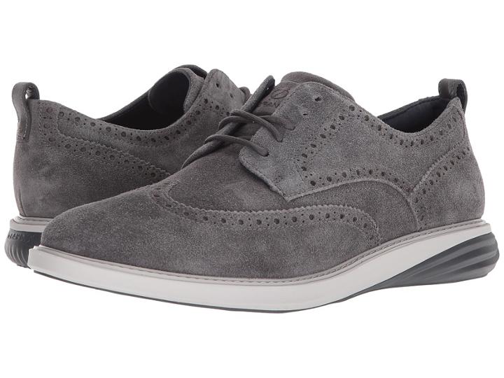Cole Haan Grand Evolution Shortwing (magnet Leather/vapor Grey/magnet) Men's Shoes