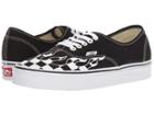 Vans Authentictm ((checker Flame) Black/true White) Skate Shoes