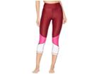 Alala Blocked Crop Tights (berry/white/pink) Women's Casual Pants