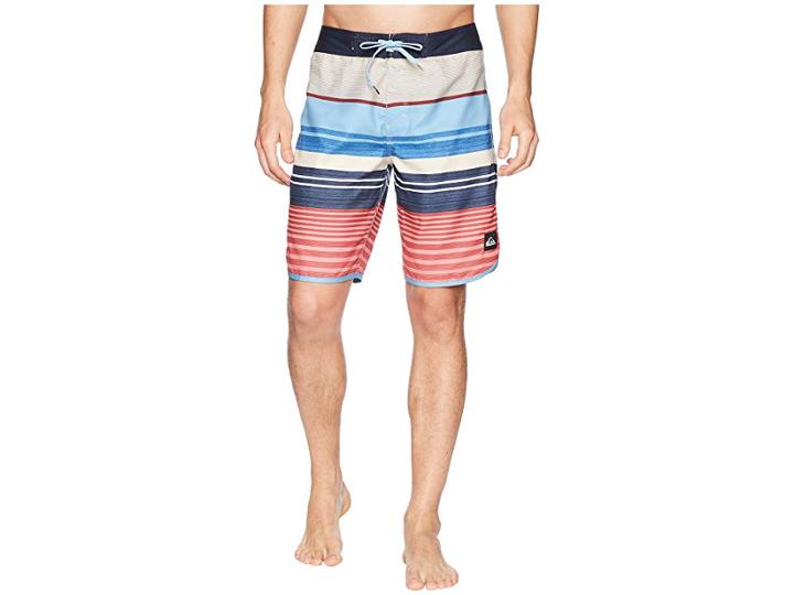 Quiksilver Eye Scallop 20 Boardshorts (mineral Red) Men's Swimwear