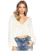 Free People Desert Sands Top (ivory) Women's Clothing