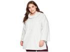 Ugg Plus Size Astrid Poncho (seal Heather) Women's Clothing