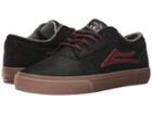 Lakai Griffin Weather Treated (black/gum Oiled Suede) Men's Skate Shoes