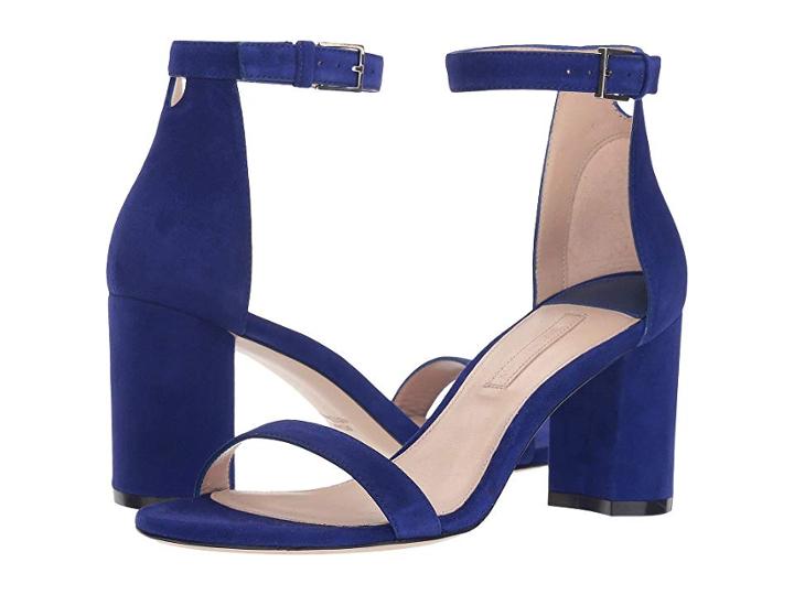 Stuart Weitzman 75lessnudist (blue/violet Suede) Women's Shoes