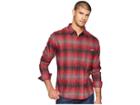 Quiksilver Waterman Thermo Hyper Flannel Long Sleeve Shirt (rio Red) Men's Clothing