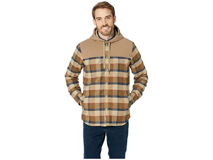 Marmot Silos Heavyweight Flannel Long Sleeve (desert Khaki/dark Khaki) Men's Coat