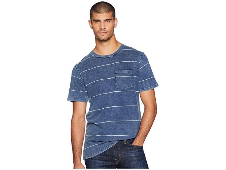 Globe Moonshine Pocket Tee (midnight Indigo) Men's T Shirt