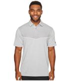 Under Armour Golf Coolswitch Graphic Polo (steel Gray Light Heather/black/rhino Gray) Men's Clothing
