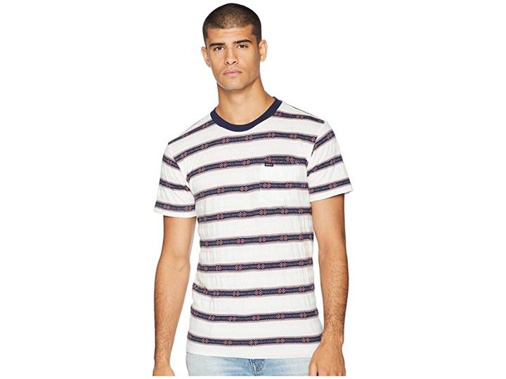 Rvca Outer Sunset Knit (antique White) Men's Clothing