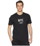 Adidas Elevate Nyc Tee (black/white) Men's T Shirt