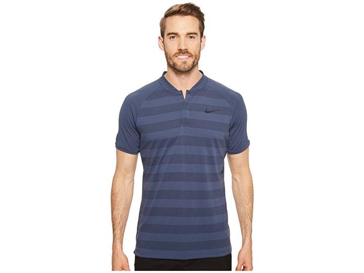 Nike Golf Zonal Cooling Slim Blade Polo (thunder Blue/black) Men's Clothing