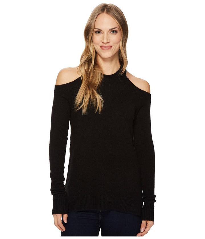 Sanctuary Gretchen Bare Sweater (black) Women's Sweater