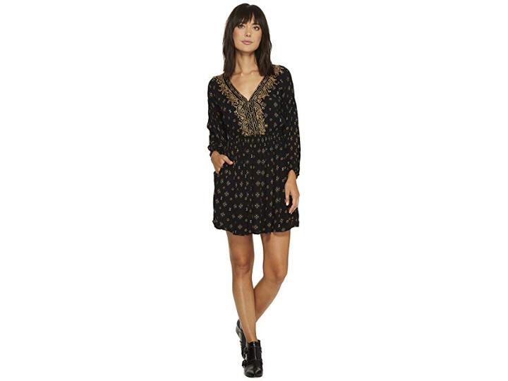 Volcom Champain Trail Dress (black) Women's Dress