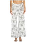 Letarte Shibori Beach Pant (lt Grey Multi) Women's Swimwear